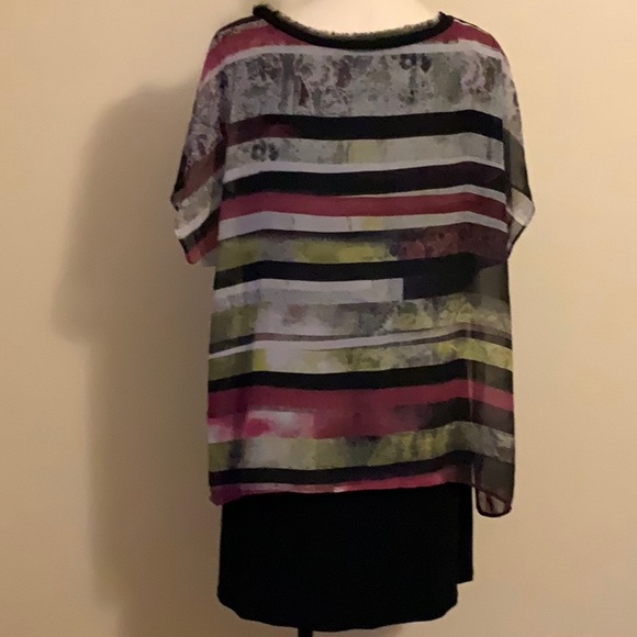 XL Style & Co. Layered Top - Picture 4 of 5
